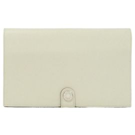 Hermès R.M.S. Toutain Geldbörse für Herren Weiß