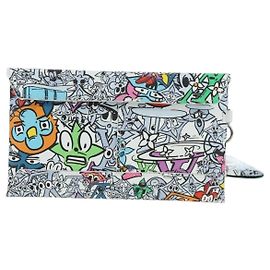 Louis Vuitton Trio Envelope Pouch Set Limited Edition Monogram Comics Canvas Multicolor