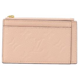 Porta-moedas Louis Vuitton Monogram Empreinte Rosa Monograma