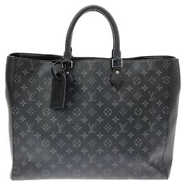 Bolso Louis Vuitton Monogram Eclipse Grand Sac Negro Monograma