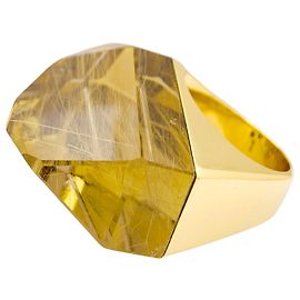 H Stern Anillo H.STERN "Temptation Rock" en oro amarillo y cuarzo rutilo. Otro