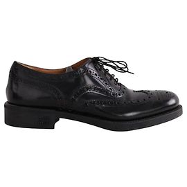 Chaussures à lacets Miu Miu X Church's en cuir noir Noir