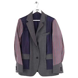 Blazer Sacai de lana gris Gris