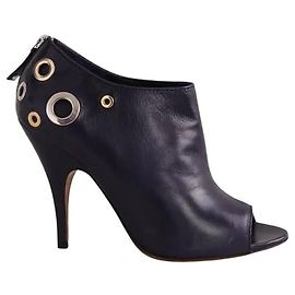 Saltos Moschino em pele roxa Roxo