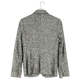Zadig & Voltaire sequined silver blazer Silvery