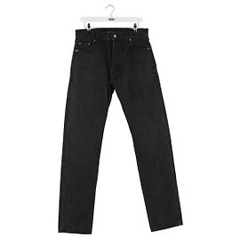 Autre Marque Vaqueros rectos negros Saint Laurent Negro