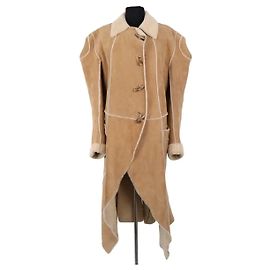 Dior Beige Suede Coat Beige