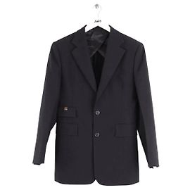 Blazer Louis Vuitton en lin noir Noir