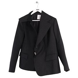 Blazer Sacai en laine noir Noir