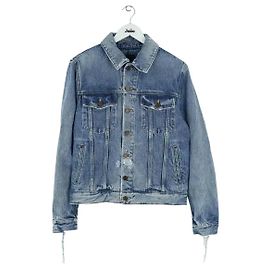 Autre Marque Saint Laurent Jeansjacke Blau Blau