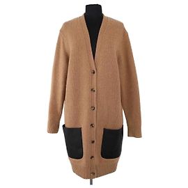 Céline Cardigan aus Wolle camel Kamel