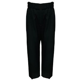 Bottega Veneta Hose aus schwarzer Wolle, Relaxed Fit Schwarz