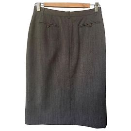 Antonio Fusco grey wool skirt Grey Dark grey