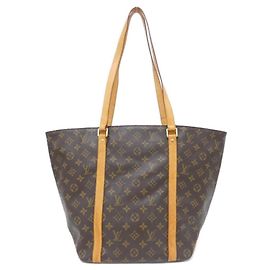 Bolso Shopping Louis Vuitton Monogram Castaño Monograma