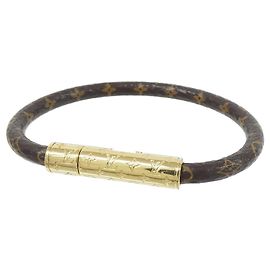 Pulseira com Pingentes Monogram Louis Vuitton Marrom Monograma