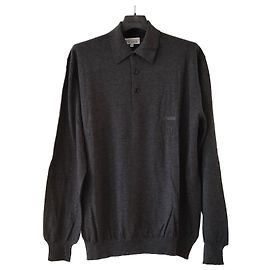 Gianfranco Ferré Polo in Cashmere e Seta Grigio