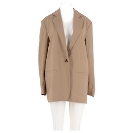 Autre Marque Beiger Wollblazer Beige