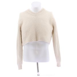 Acne Jersey corto de punto beige Beige