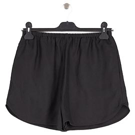 Loulou de Saison Black Silk Shorts Black