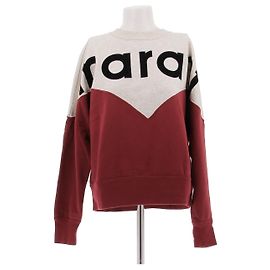 Isabel Marant Etoile Camisola Marant bege e vermelha Vermelho
