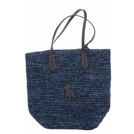 Borsa tote blu Polo Ralph Lauren Blu