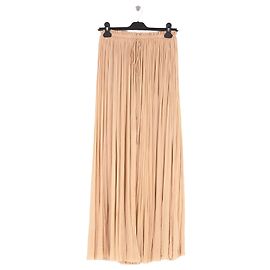Autre Marque Falda larga plisada de seda beige HANNE BLOCH Beige