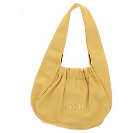 Sac à main Jean Patou en cuir jaune Jaune