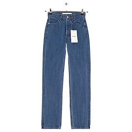 High RUADH Jeans aus blauer Baumwolle High Waist US 25 Blau