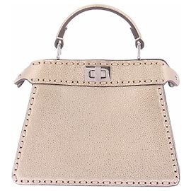 Fendi Bolsa "Peekaboo ISeeU" dourada Dourado