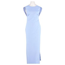 Autre Marque Vestido maxi de algodão azul ARMARIUM Azul
