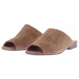 SéZane Mules High Bruna de cuero Camello