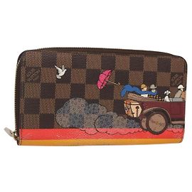 LOUIS VUITTON Damier Evasion Zippy Wallet Portefeuille Long N61240 LV Autre