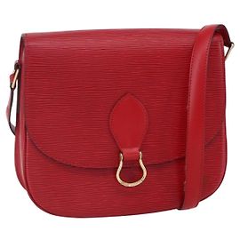 LOUIS VUITTON Epi Saint Cloud GM Shoulder Bag Red M52197 LV Altro