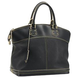 LOUIS VUITTON Suhari Lockit PM Sac à main Cuir Noir M91888 LV Autre