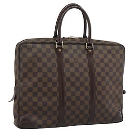 LOUIS VUITTON Damier Grafitte Porte Documents Voyage Bag N41125 LV Autre