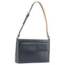 LOUIS VUITTON Monogram Mat Alston Shoulder Bag Navy M55125 LV Otro