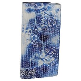 LOUIS VUITTON Monogram Bandana Brazza Portefeuille Navy M81405 Otro