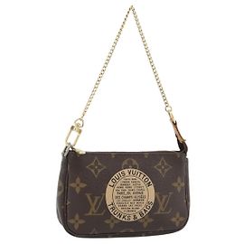 LOUIS VUITTON Monogram Mini Pochette Accessoires Pouch T&B M60153 Other