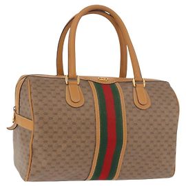 GUCCI Micro GG Supreme Web Sherry Line Bag PVC Beige 002 39 0168 Altro