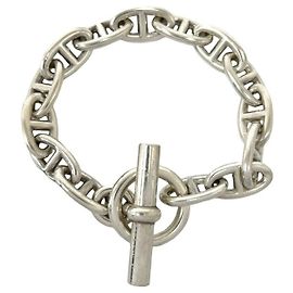 Hermès Hermes Chaine d'Ancre GM 14-Link Armband Silber