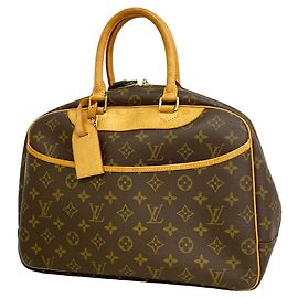 Bolso Louis Vuitton Monogram Deauville Castaño