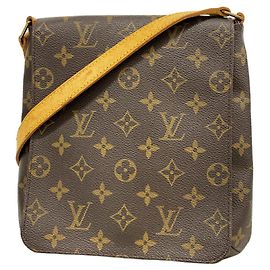 Sac à bandoulière Louis Vuitton Monogram Musette Salsa Marron