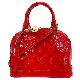 Borsa Louis Vuitton Alma BB Vernis Fuschia