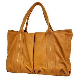 Hermès Bolso Tote horizontal de piel Hermes Caravan Castaño