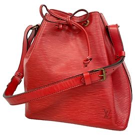 Bolsa de Ombro Louis Vuitton Epi Petit Noé Vermelho