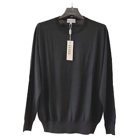 Gianfranco Ferré Pull Col Rond en Cachemire et Soie - Noir Noir