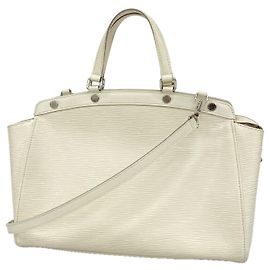 Sac à main Louis Vuitton Epi Leather MM Blanc cassé