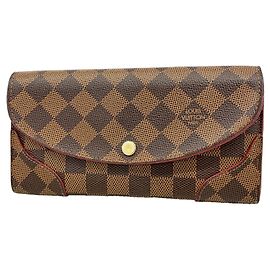 Louis Vuitton Damier Portefeuille Caïssa Long Wallet Fuschia