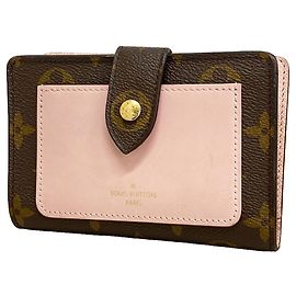 Louis Vuitton Monogram Portefeuille Juliette Wallet Brown Pink