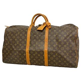 mala Louis Vuitton Boston Monogram Keepall 60 Marrom